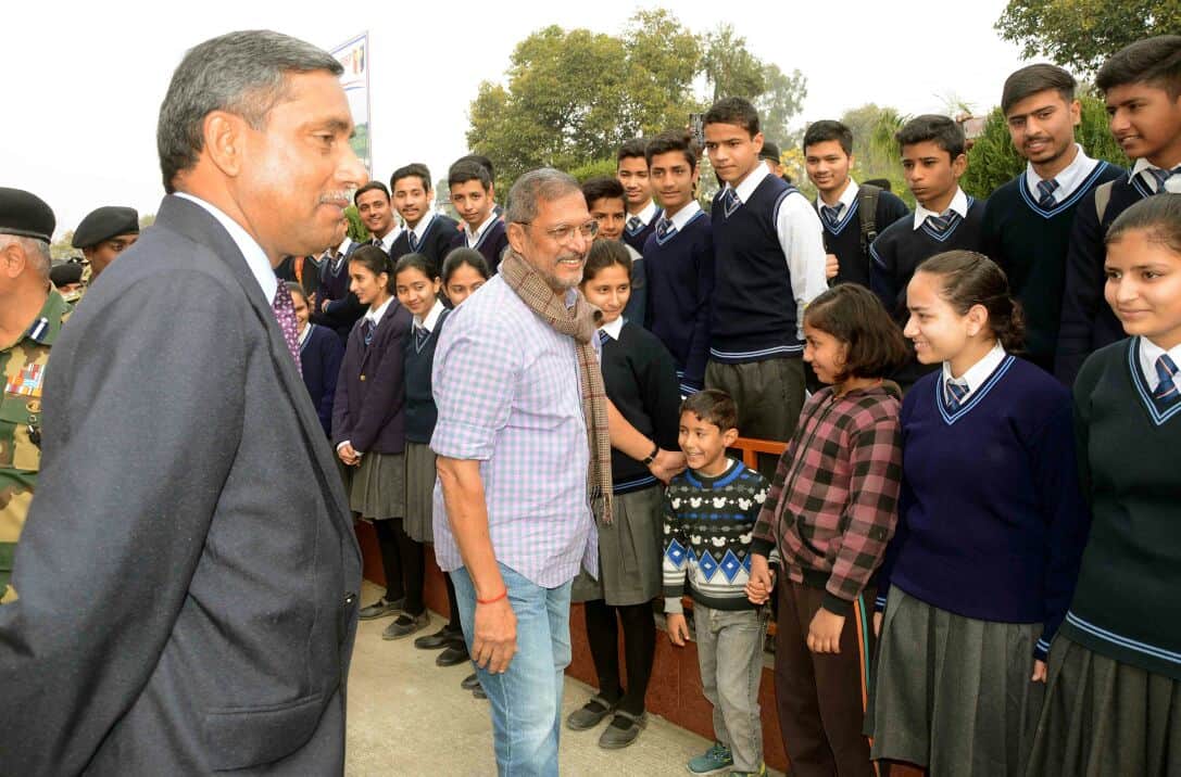 BOLLYWOOD ACTOR NANA PATEKAR SHARED MOMENTS WITH BSF JAWANS