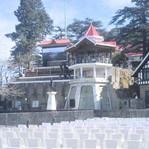 preparation for oath taking ceremony of new himachal govt 