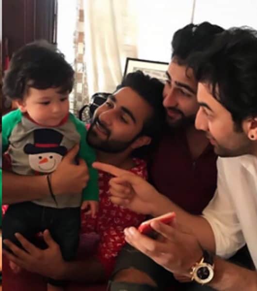 Taimur Ali Khan and Ranbir Kapoor photo goes viral on Internet 