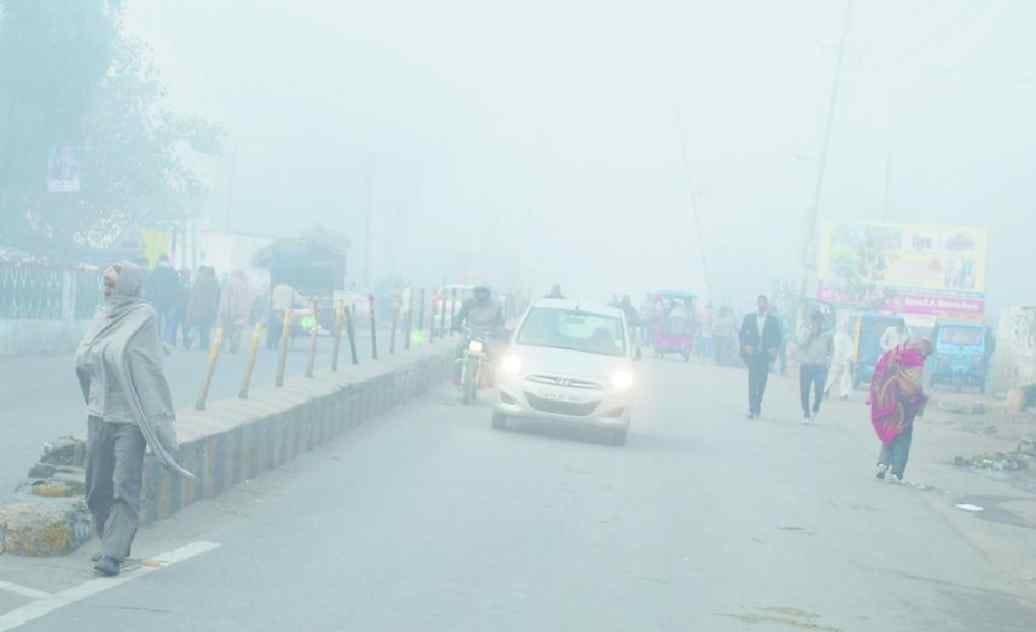 Moment of changing weather