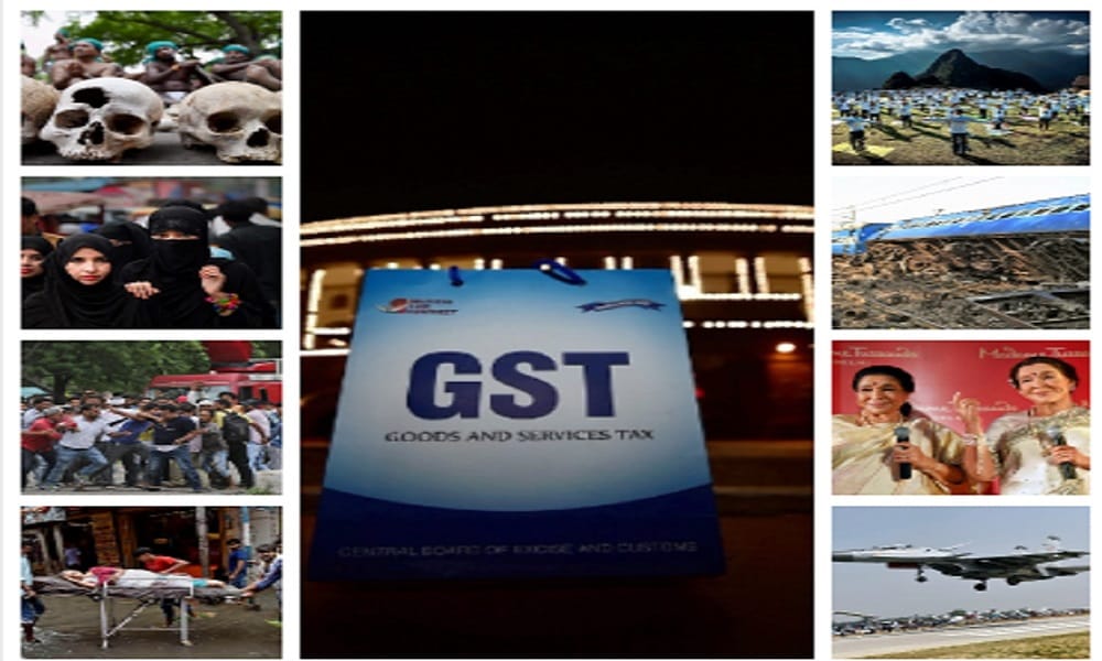  2017 year ender pictures of gst, triple talaq and other events and news