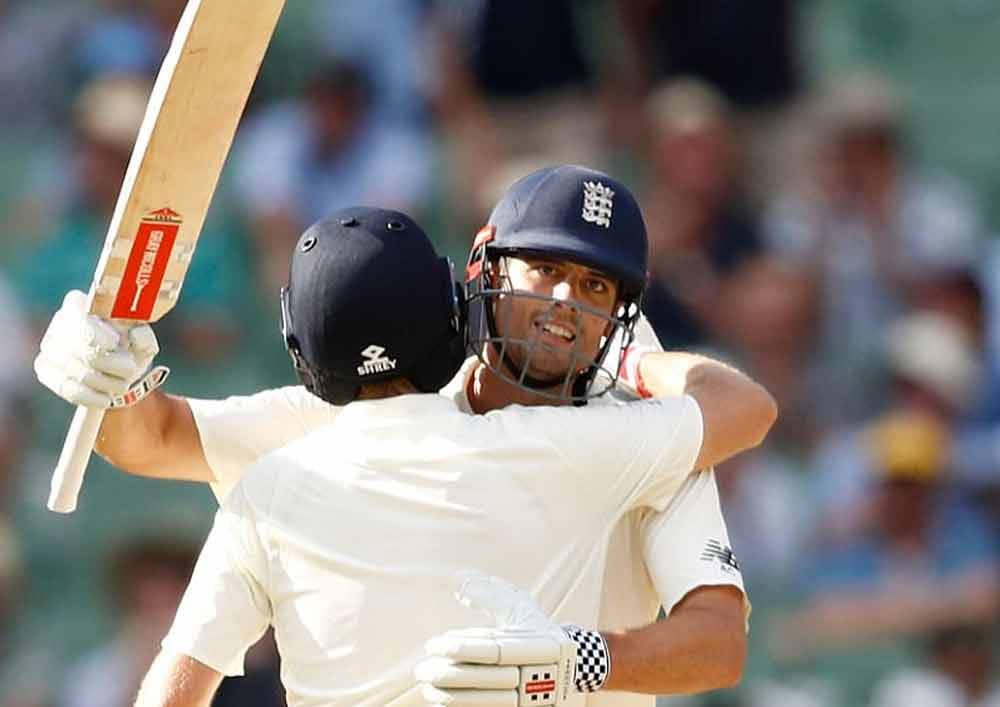 alastair cook completed his 1000 runs at oval ground