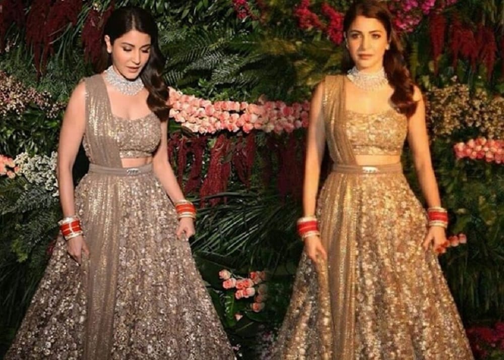 Virat Kohli And Anushka Sharma Mumbai Reception   Dress