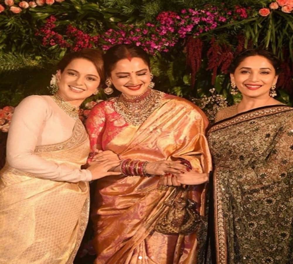 anushka sharma virat kohli reception kangana ranaut rekha madhuri dixit