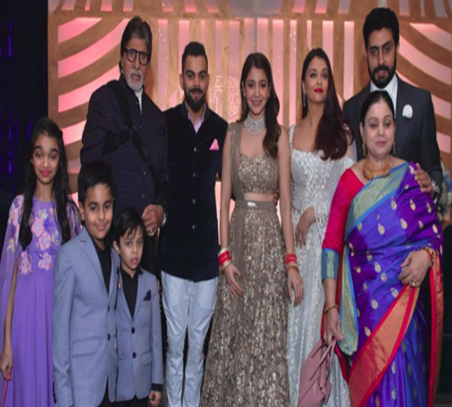 Virat Kohli Mumbai Wedding Reception Attire