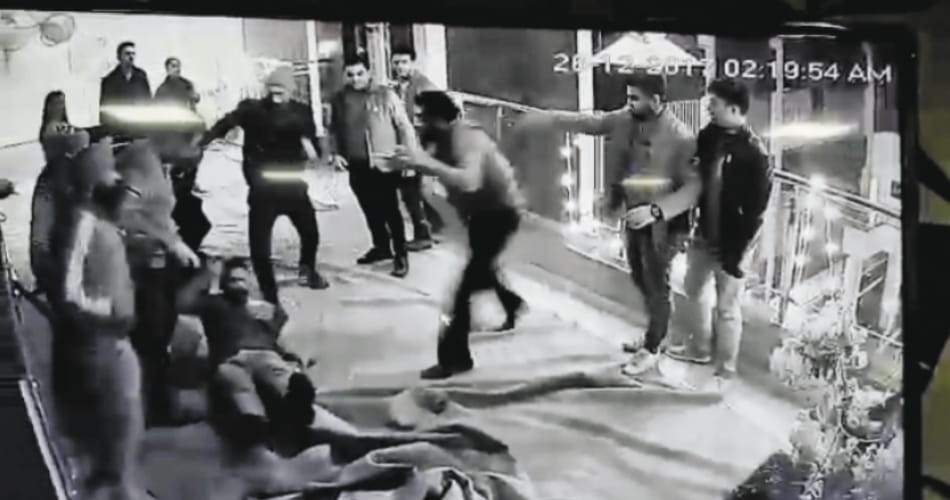 bouncers beaten up software engineers in christmas party