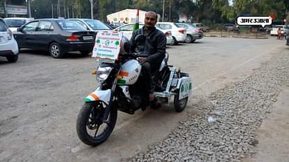HANDICAP BHAVESH ON INDIA TOUR FOR ENVIRONMENT AWARENESS