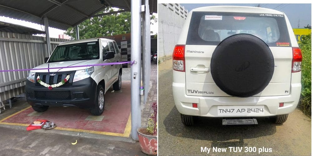 This is why delivered First Unit of Mahindra TUV300 Plus MUV Car
