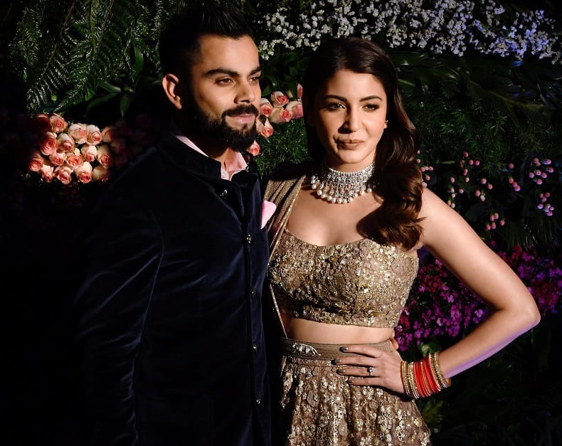 Virat Kohli Mumbai Wedding Reception Attire