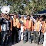 protest in haridwar