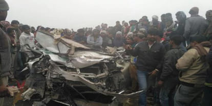 two people dead on Agra Lucknow Expressway accident
