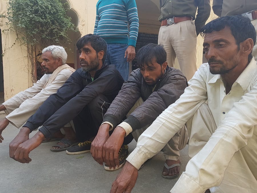 rajasthan crime- police caught 4 people in alwar