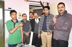 Principal secretary screwed, sealed samples