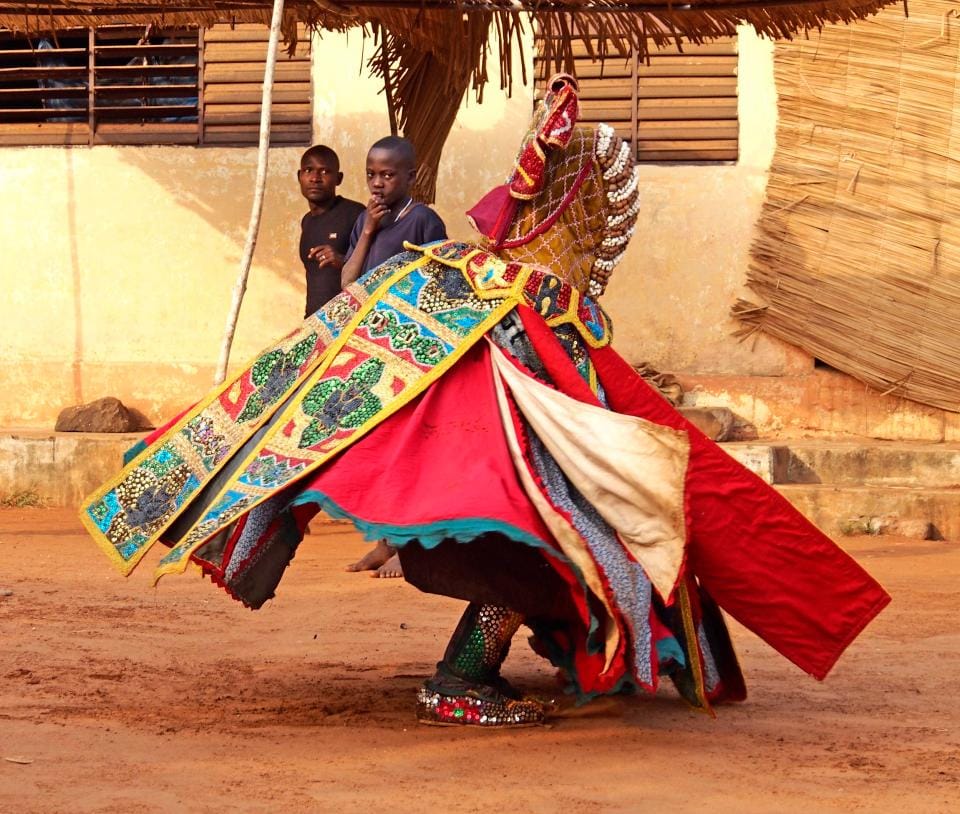 The secret society of benin egungun who have the power to kill with a single touch
