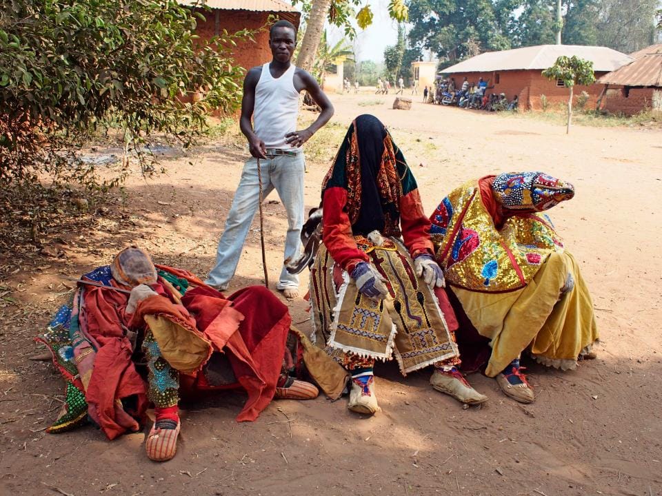 The secret society of benin egungun who have the power to kill with a single touch
