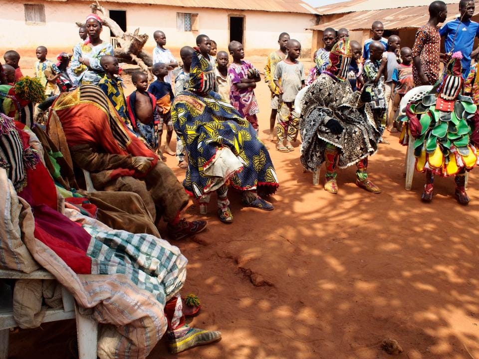 The secret society of benin egungun who have the power to kill with a single touch