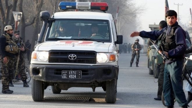 40 people killed in Suicide attack in shia Social Cultural activities center in Kabul Afghanistan
