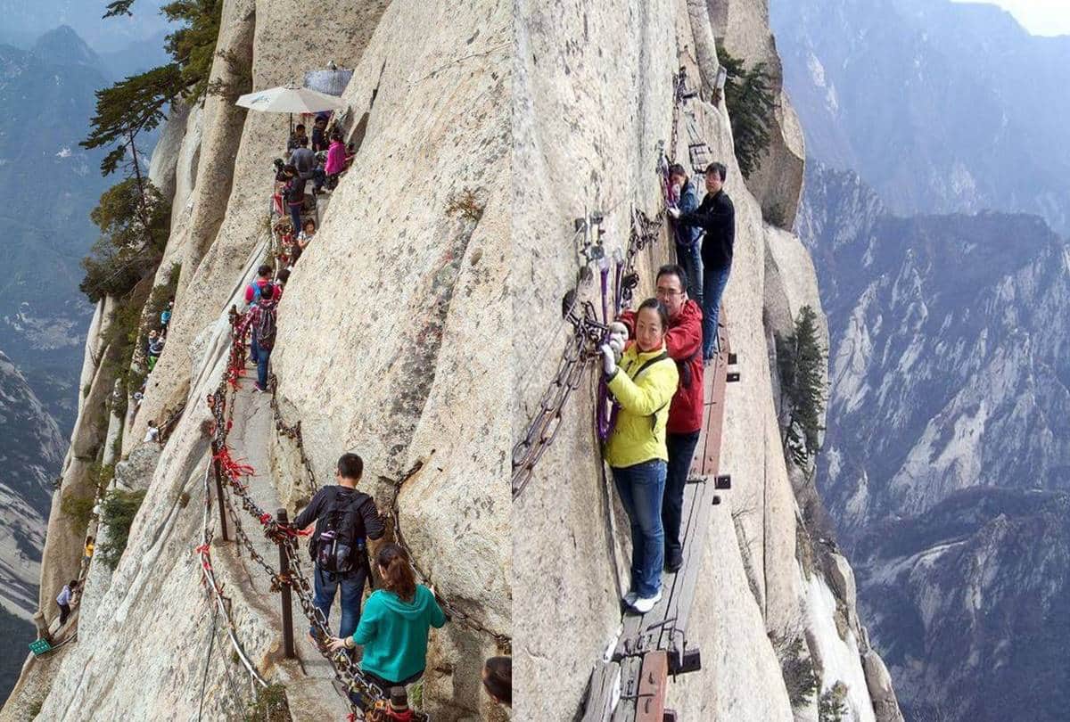 The Worlds Most Dangerous Mountain the Mount Huashan 