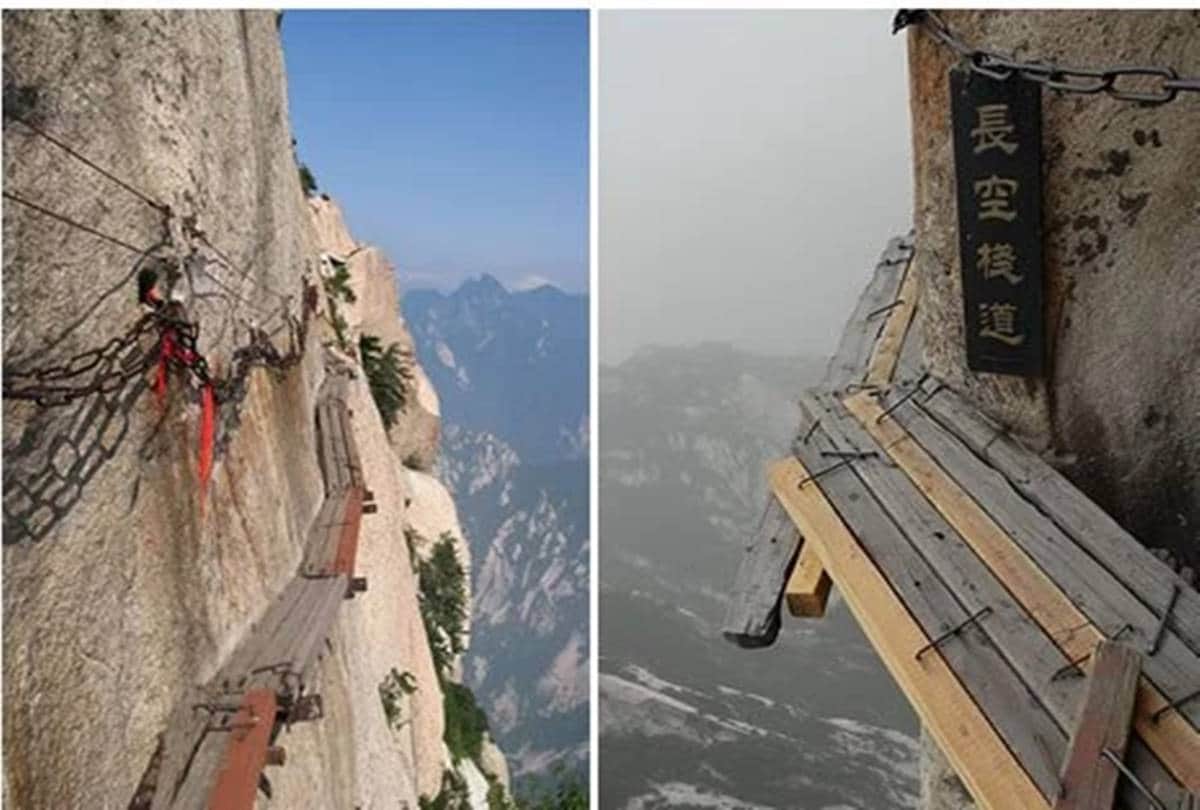 The Worlds Most Dangerous Mountain the Mount Huashan 