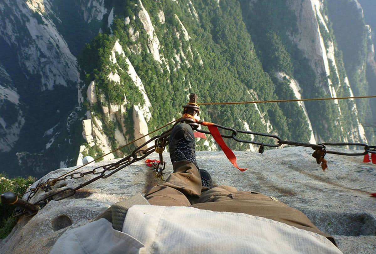 The Worlds Most Dangerous Mountain the Mount Huashan 