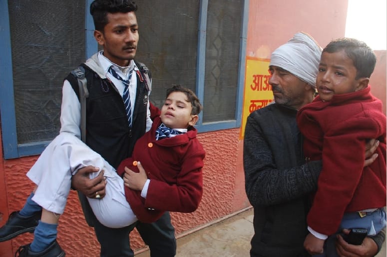18 injured in school bus car collision