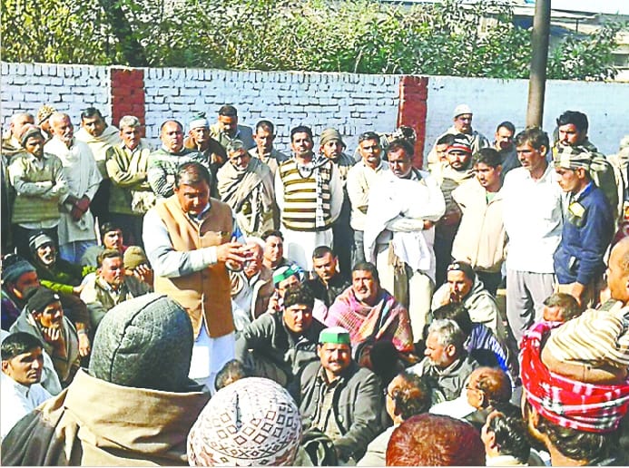 Commotion on farmer's death