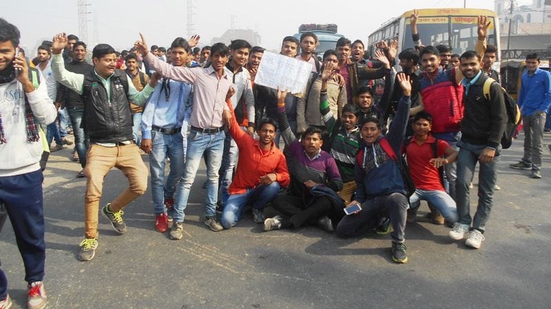 Protest against conversion