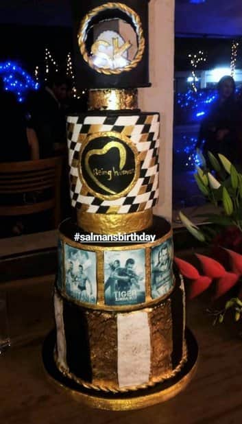 Salman Khan birthday cake looks so yummy and also has a Tiger Zinda Hai connect 