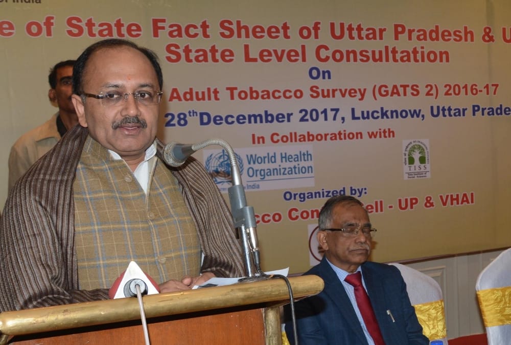  Consuption of tobacco increases in Uttar Pradesh.