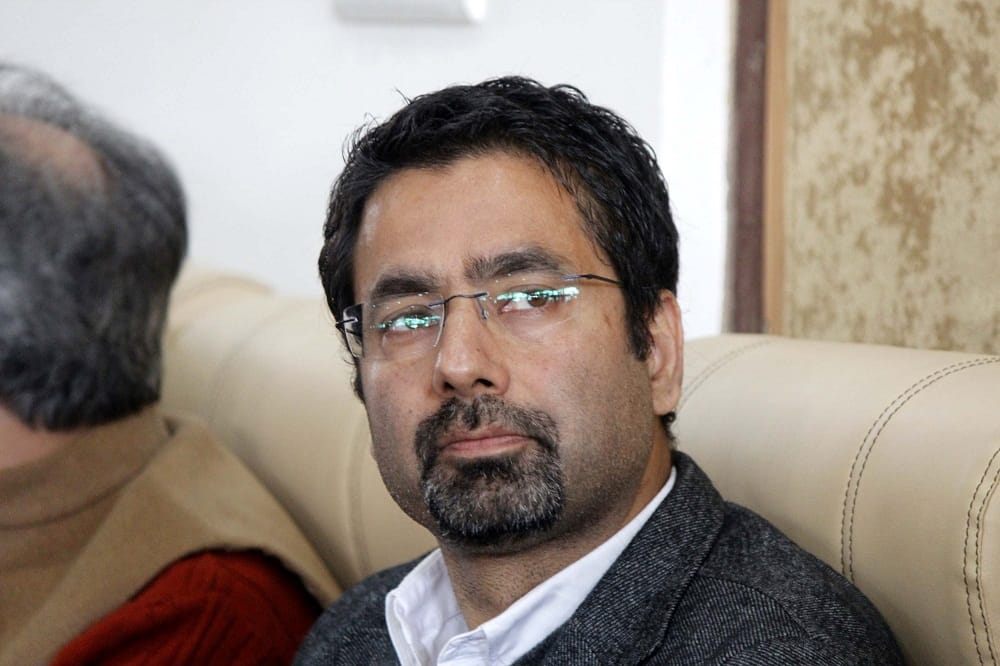 CM Mehbooba Brother Tasaduq Mufti Tongue slips while taking oath at Jammu