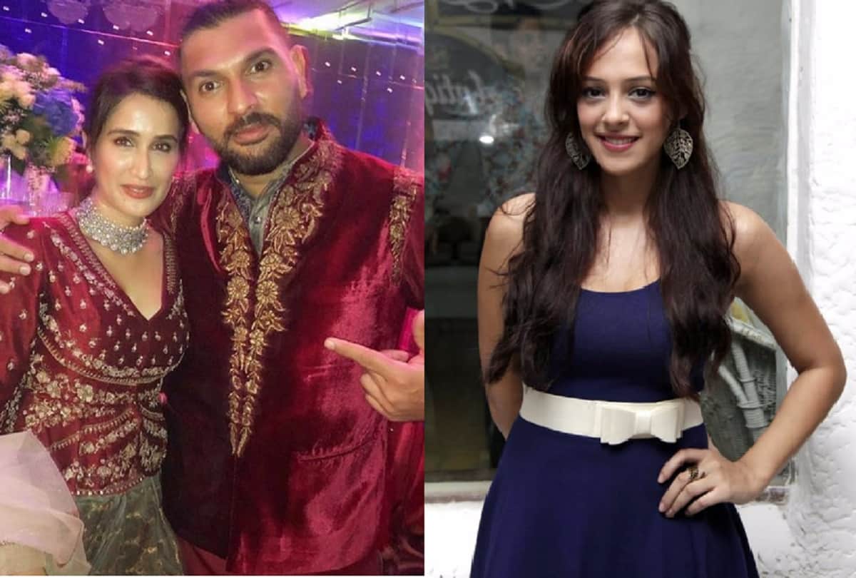  Hazel Keech become jealous after watching and Yuvraj matching dress picture 