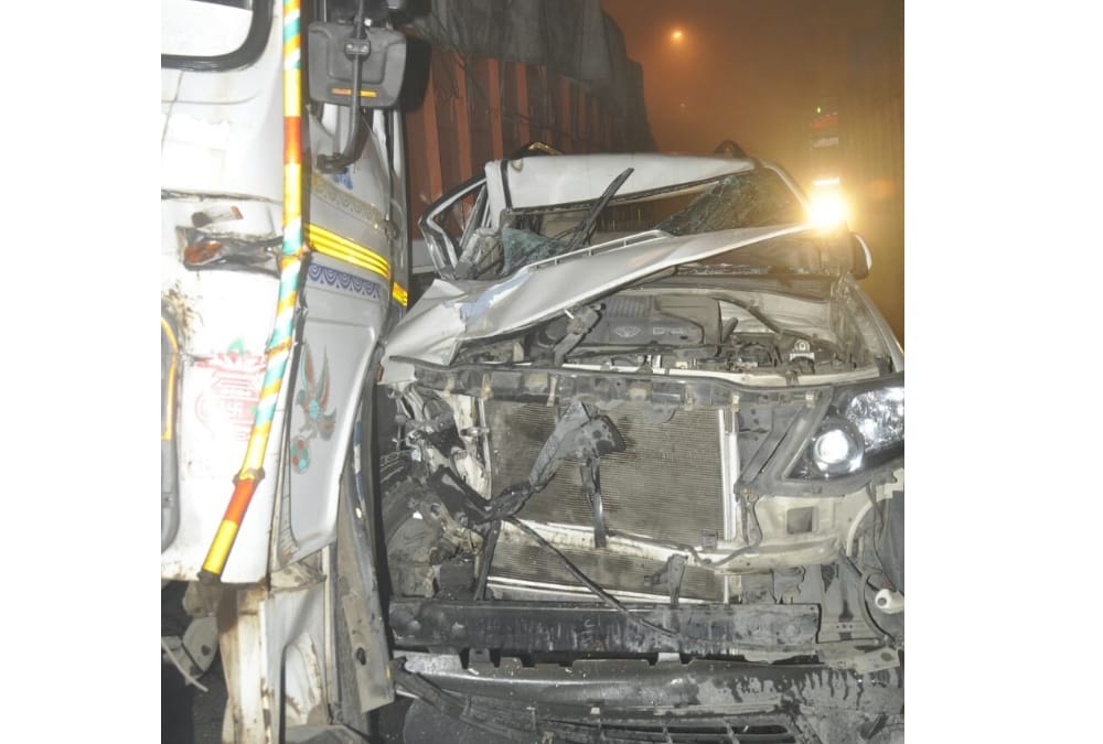 accidents on shahed path in lucknow.