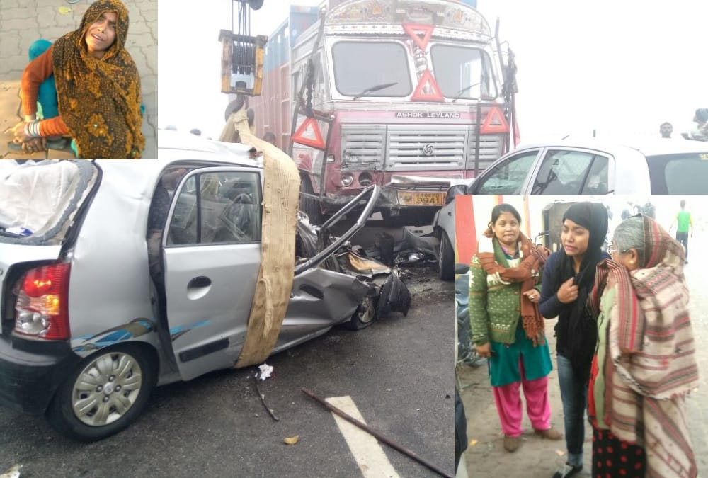 agra Lucknow expressway accident live reporting from postmortem house