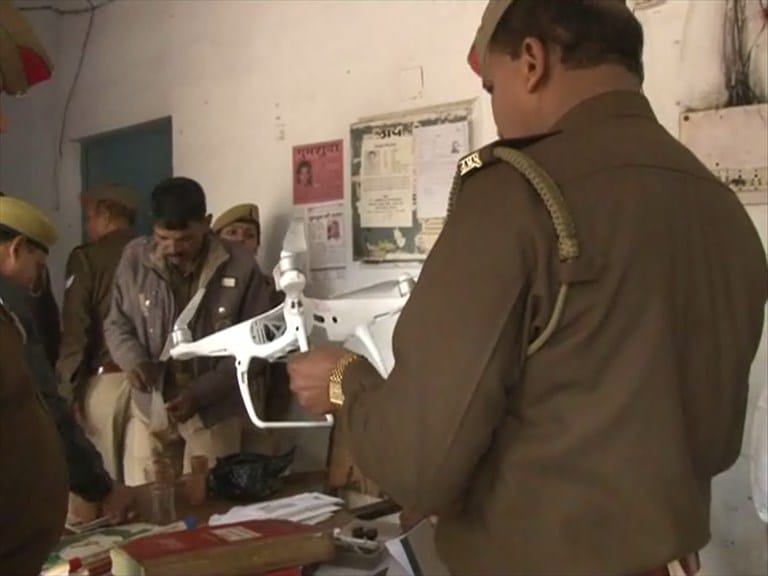 drone found behind tajmahal in agra police shocked 