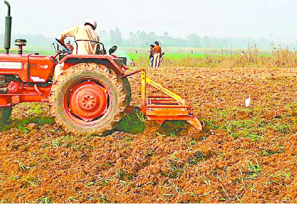कब्जामुक्त कराई चारागाह की चार एकड़ जमीन