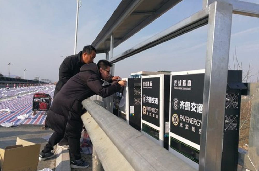 china world's first solar expressway in Jinan