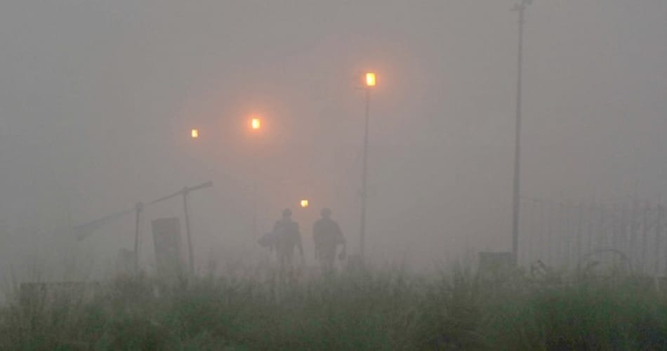 Heavy fog on India Pakistan Border, Punjab news
