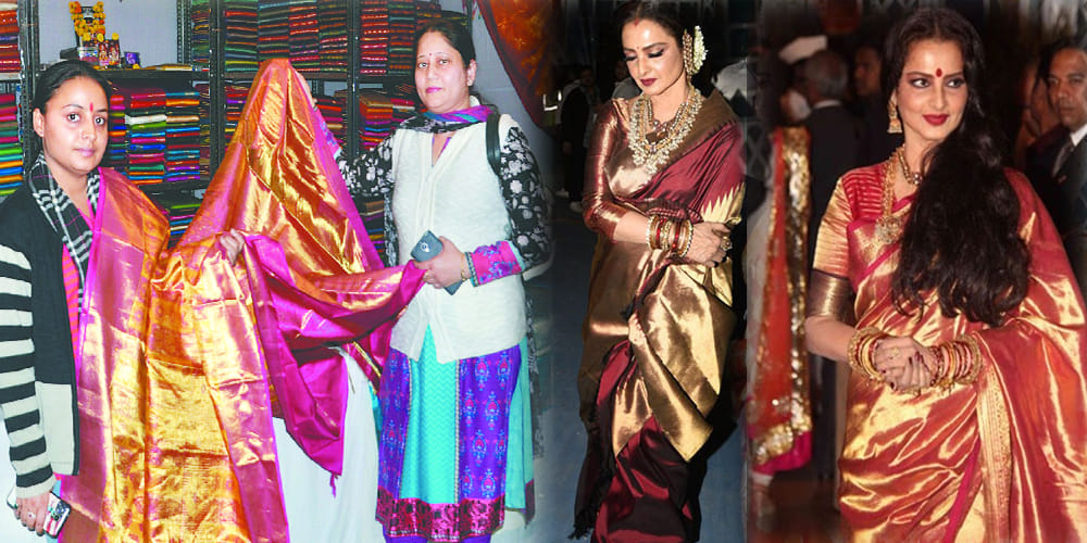 anushka saree and rekha saree in market