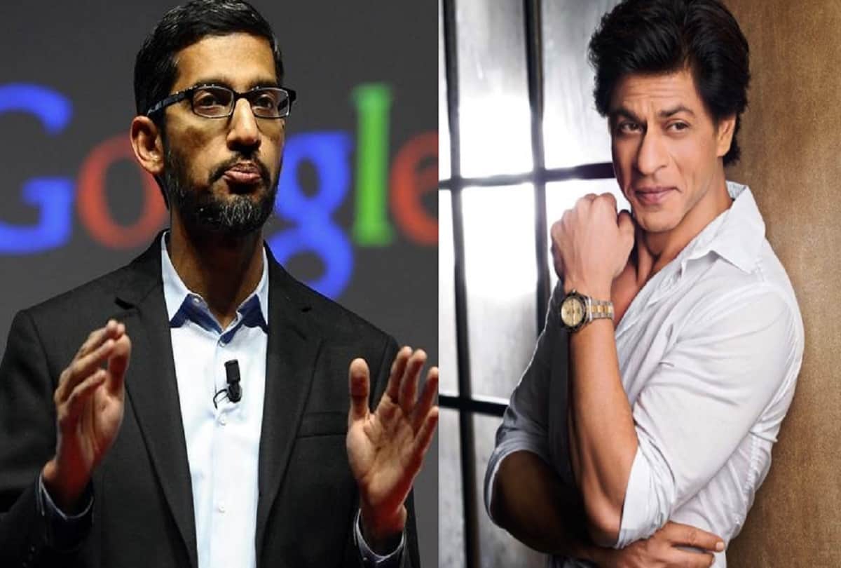 Google CEO Sundar Pichai says Shah Rukh Khan made him famous 