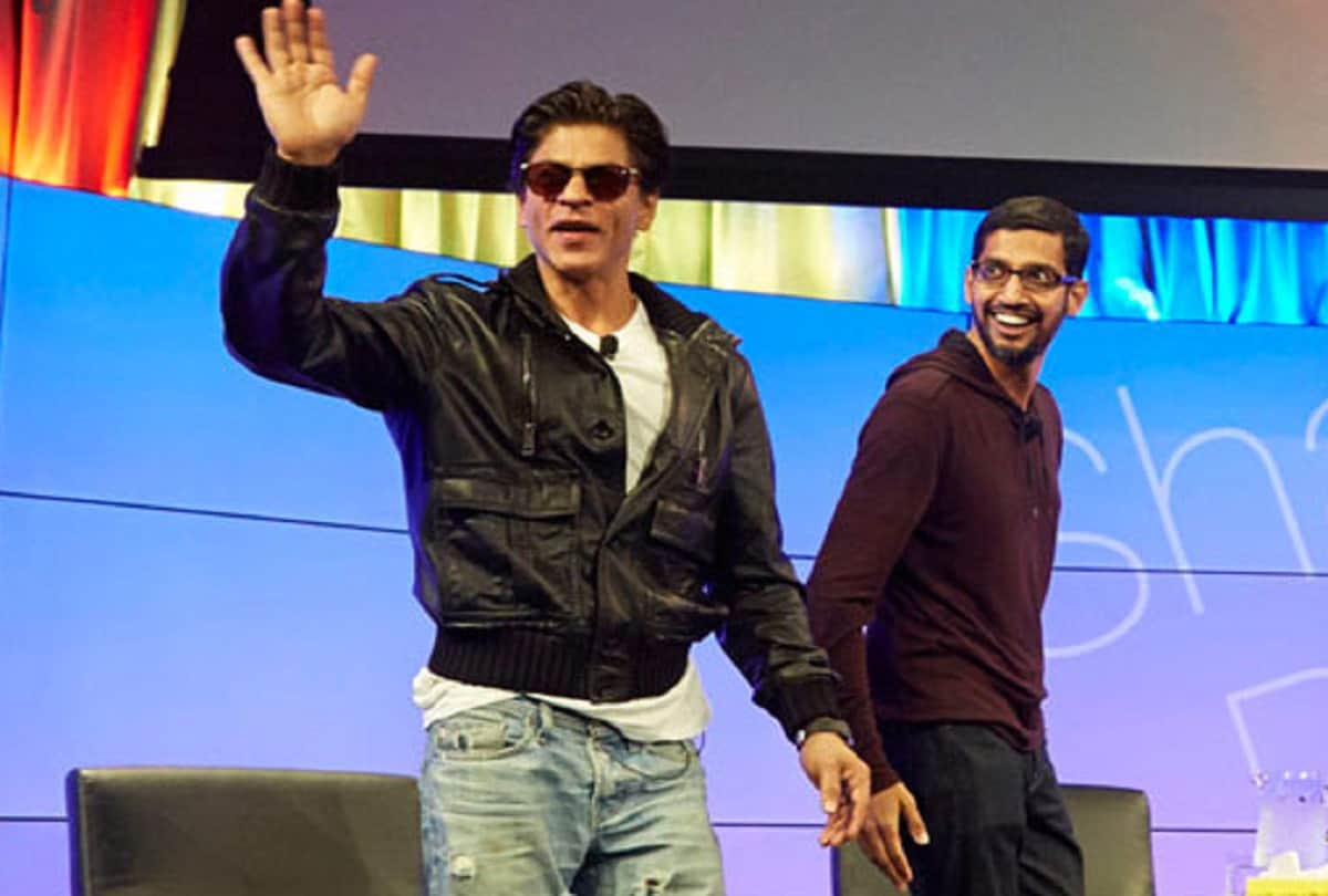Google CEO Sundar Pichai says Shah Rukh Khan made him famous 