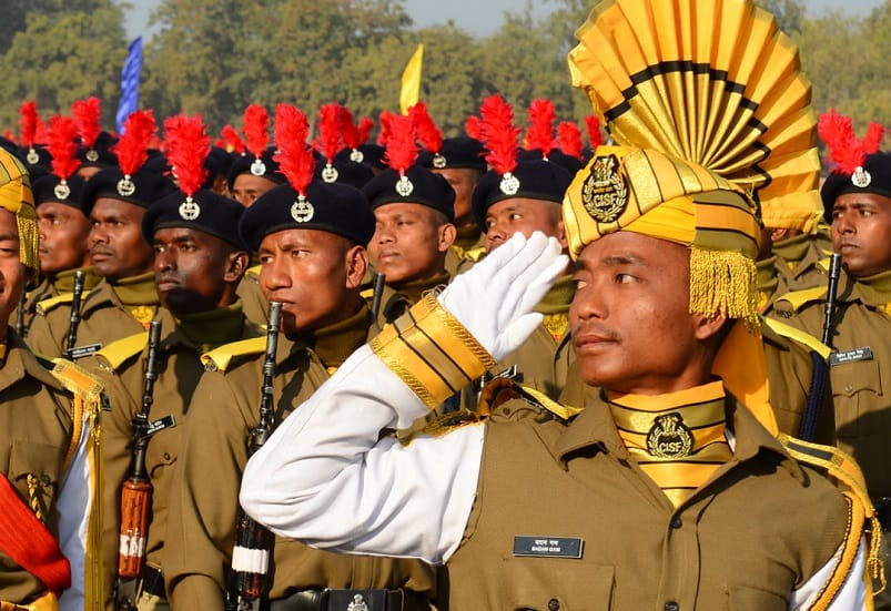 Rajasthan-Accredited Parade at CISF Training Center