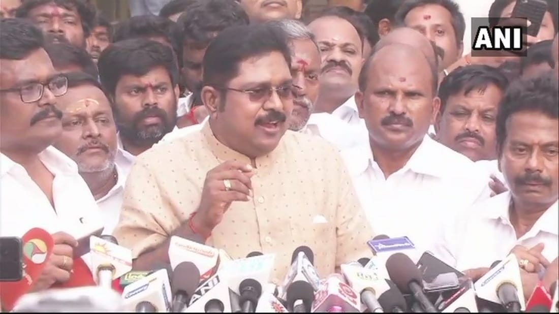 TTV Dhinakaran warns AIADMK leaders after taking oath of MLA RK Nagar Tamil Nadu