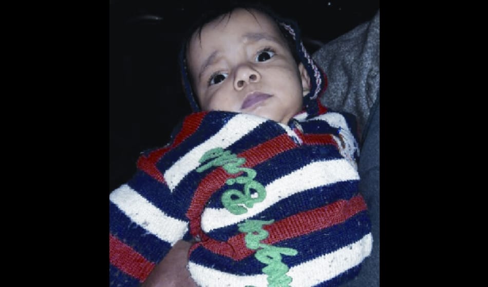 angry baby and parents each ather