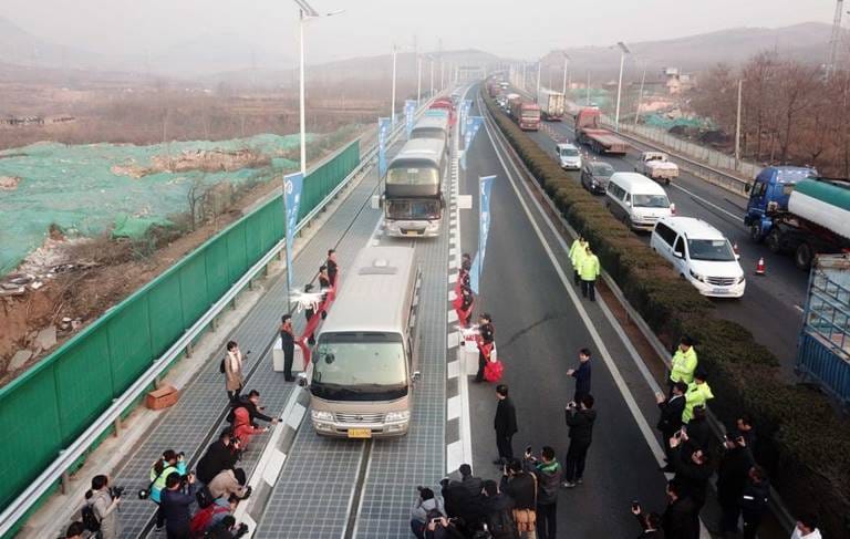 This Unique solar road illuminating Thousands of homes in china