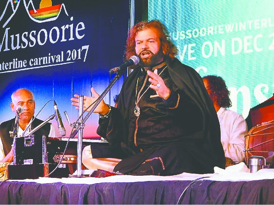winter line carnival mussoorie 2017 hans raj hans performance