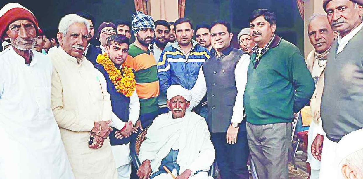 Meerut College student wing president welcomes