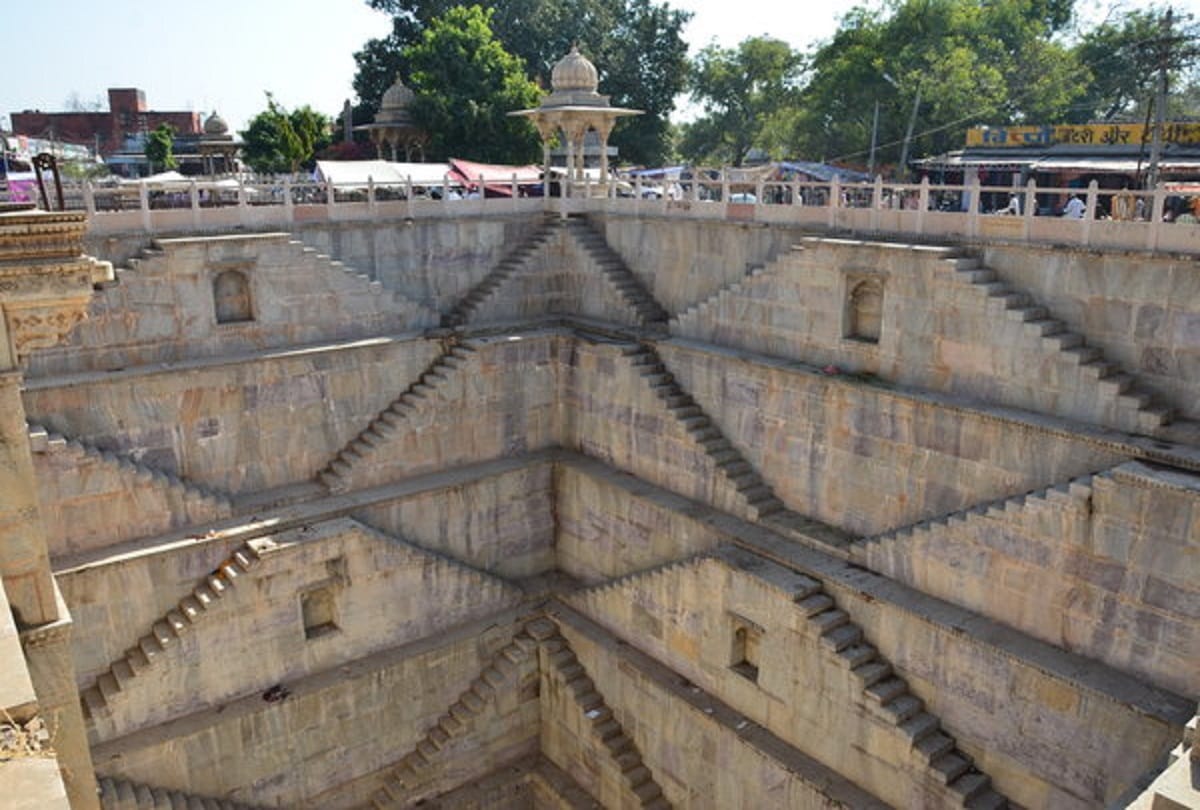 Issue of stamps on 16 Indian stepwells including 6 baori of rajasthan