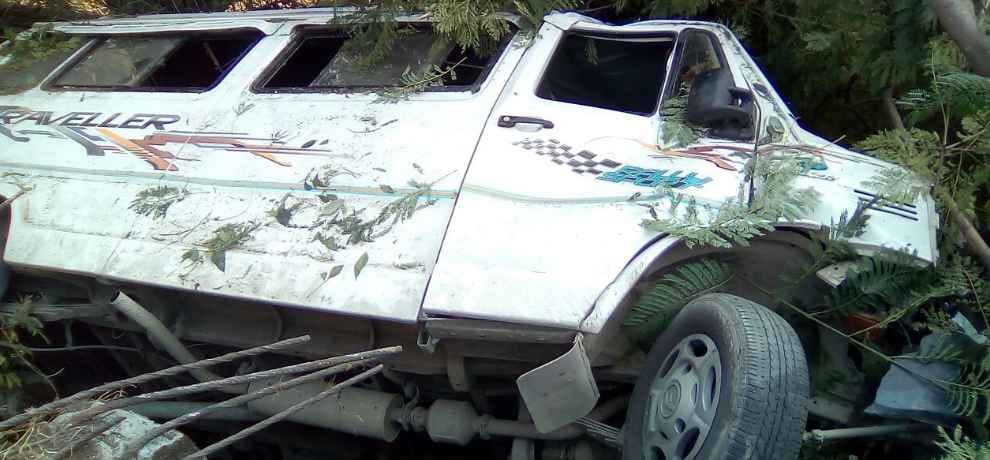 Tempo Traveller accident in swarghat bilaspur