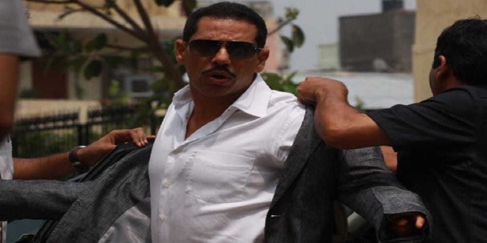 robert vadra land deal matter- ed presents two accused in a special court 