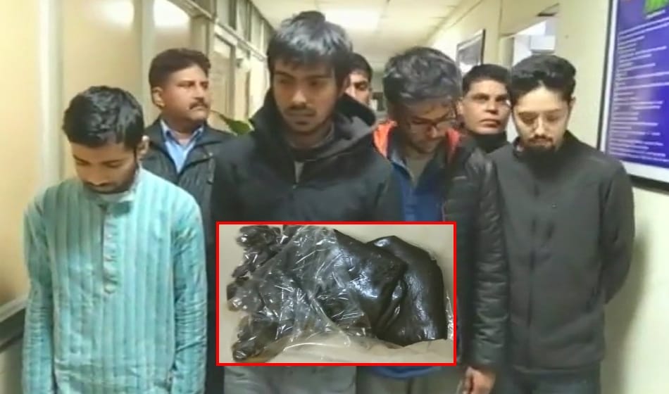 two students of du, 1 jnu 1 of amity arrested with one kilogram of cannabis lsd blot paper